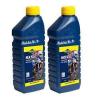 2 X 1 LITRE PUTOLINE MX5 TWO STROKE OIL synthetic  LITRE pre mix &amp; injector #1 small image