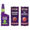 WYNNS 3 PACK PETROL INJECTOR CLEANER + ENGINE FLUSH ADDITIVE + OIL TREATMENT #1 small image