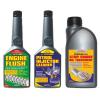 3 Pack ENGINE FLUSH + PETROL INJECTOR CLEANER + EXHAUST STOP SMOKE OIL TREATMENT #1 small image