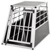 Large Aluminium Dog Pet Cage Transport Crate Car Travel Carrier Box Pet Kennel #1 small image