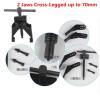 2-Jaw   Cross-Legged Chrome steel Gear Puller Up to 70mm Bearing Extractor Puller #1 small image