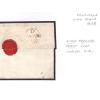 K185   1838 Illustrated, Wax Seals - Lion Bearing Cross Over Initials C.A. #2 small image