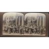 Antique   Stereoview Card - Jesus Bearing His Cross - American Stereoscopic Co