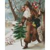 SANTA   BEARING GIFTS~COUNTED CROSS STITCH PATTERN ONLY #1 small image