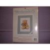 WEEKENDERS   Bearing Bouquets Bear CROSS STITCH PICTURE &amp; MAT #03501 *NEW SEALED*