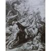 Bearing   the Cross, Rubens, Engraving by P. Pontius, Magic Lantern Glass Slide