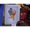 BEARING   GIFTS DISNEY WINNIE THE POOH WITH  CHRISTMAS PRESENTS CROSS STITCH CHART #1 small image