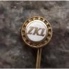 Vintage ZKL Czechoslovakia Ball Bearing Firm Race &amp; Cage Advertising Pin Badge