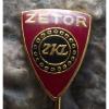 ZKL Ball Bearings of Czechoslovakia &amp; Zetor Tractors Cooperation Pin Badge