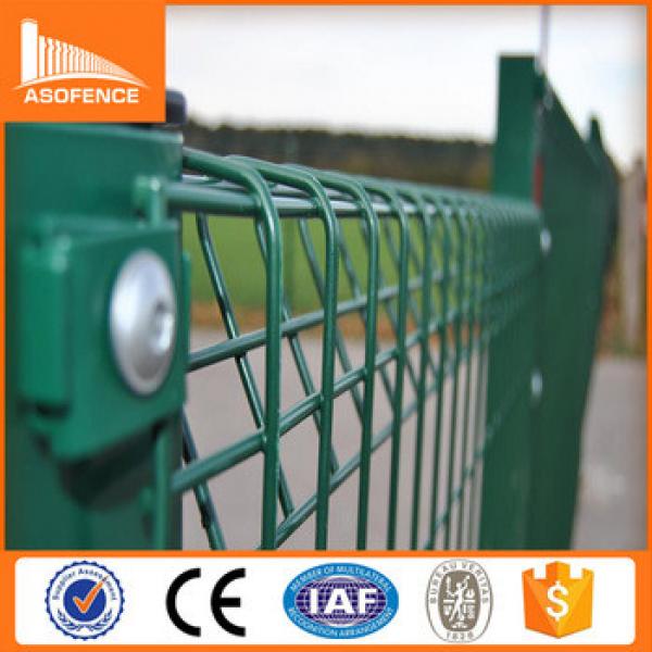 6mm diameter big mesh hot dipped galvanized and pvc coated rolltop fence #1 image