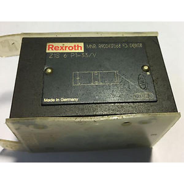 Rexroth Z1S 6 P1-33V Hydraulic Check Valve #1 image