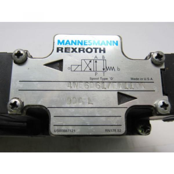 Mannesmann Rexroth 4WE6D61/EW110N Solenoid Operated Directional Valve #9 image