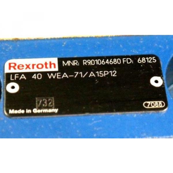 REXROTH LFA40WEA-71/A15P12 HYDRAULIC CARTRIDGE VALVE R901064680 NEW #4 image