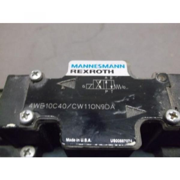 Rexroth 4WE10C40/CW11ON9DA Hydraulic Valve #4 image