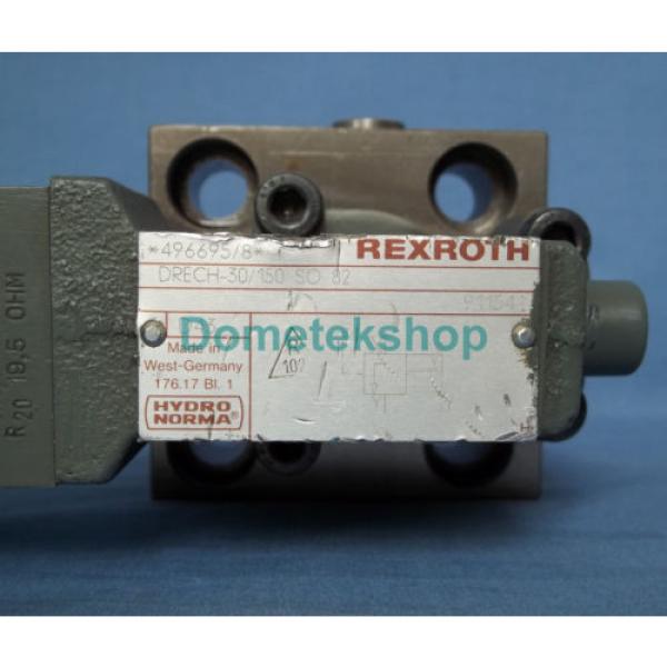 Hydronorma Rexroth DRECH-30/150 SO 82 *496695/8* Hydraulic Valve #3 image
