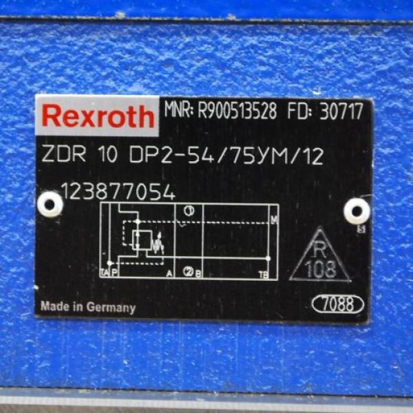 Rexroth #4WE10E33/CW110N9K4, #ZDR10DP2-54/75YM/12, #DD05HP013S. - USED #3 image