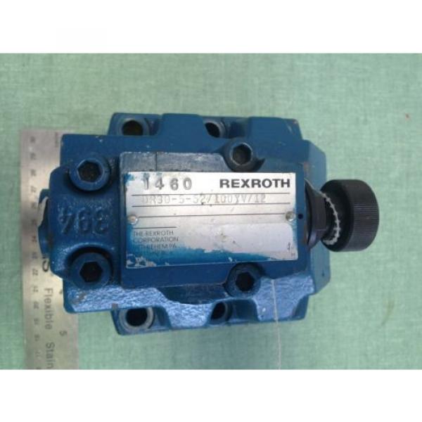 NEW OLD REXROTH DR30-5-52/100YV/12 HYDRAULIC VALVE #3 image