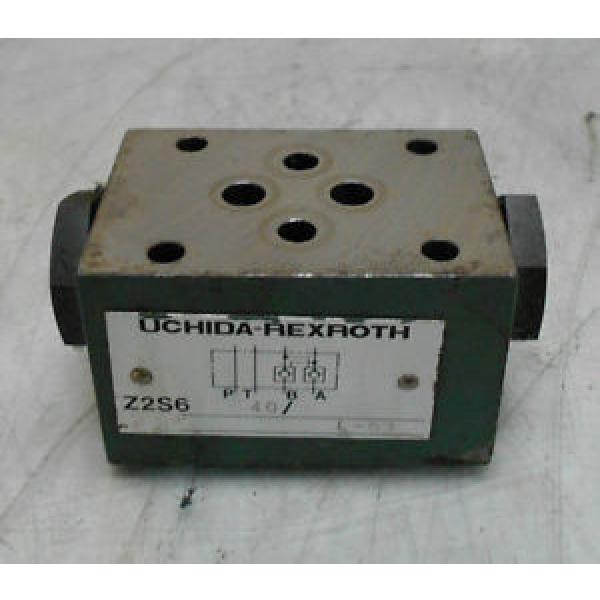 Uchida-Rexroth Hydraulic Check Valve, Z2S6 40, Used, WARRANTY #1 image