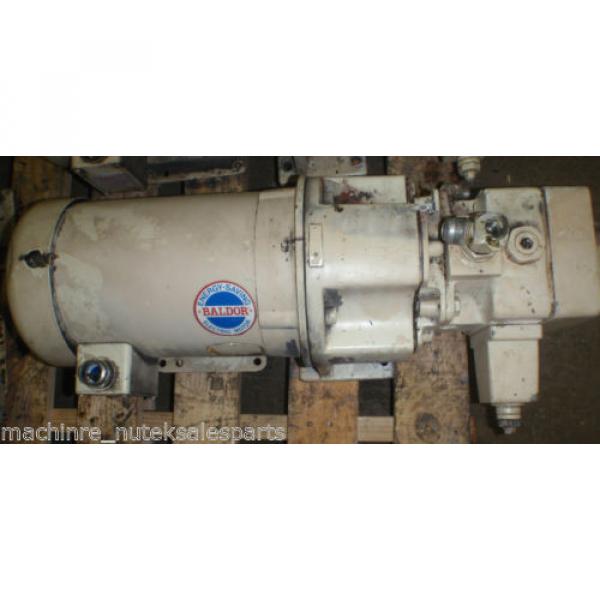 Rexroth Hydraulic Variable Vane Pump &amp; Motor 2PV2V3-30/40RA12MC63A1_CM3615T 5HP #1 image