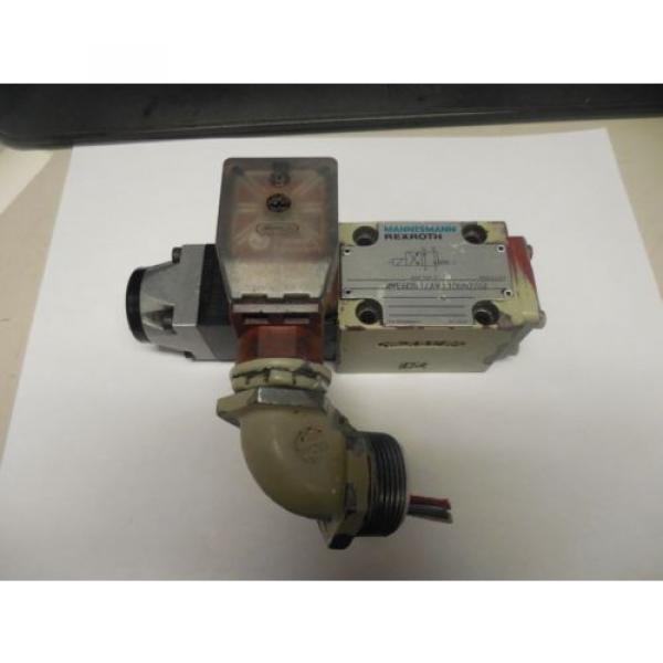 REXROTH SOLENOID VALVE 4WE6D51/AW110N9Z55L w/ WU35-4-A 304 #1 image