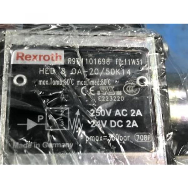 REXROTH HED 8 OA-20/50K14 HYDRAULIC PRESSURE SWITCH R901101698 NEW NO BOX (U4) #2 image