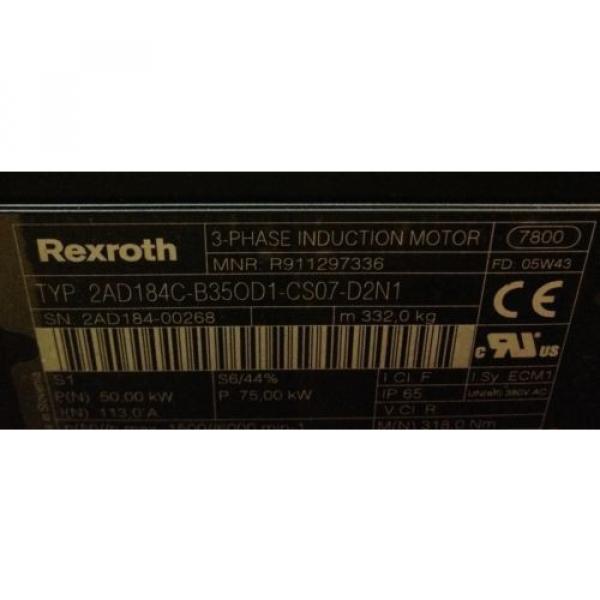 Rexroth 3 phase Induction Motor 2AD184C &#034;NEW&#034; #5 image