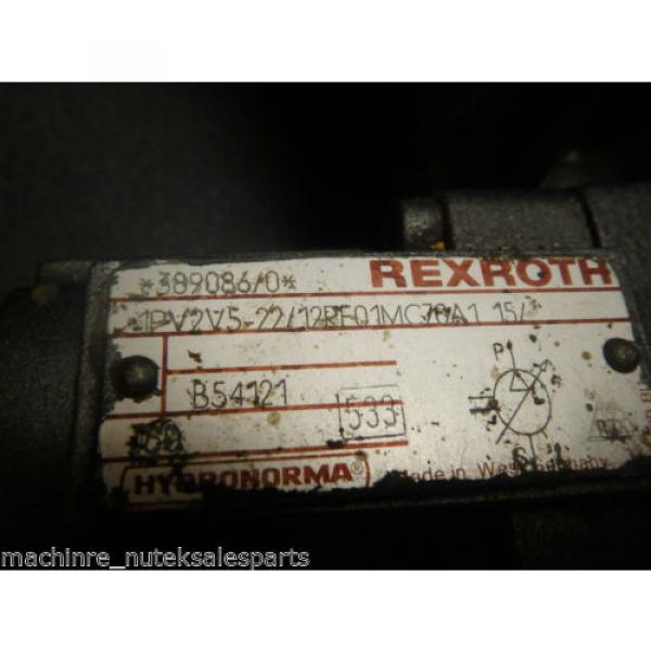 Rexroth Motor Pump Combo 1PV2V5-22/12RE01MC70A1 15_389086/0 #9 image