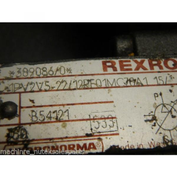 Rexroth Motor Pump Combo 1PV2V5-22/12RE01MC70A1 15_389086/0 #10 image