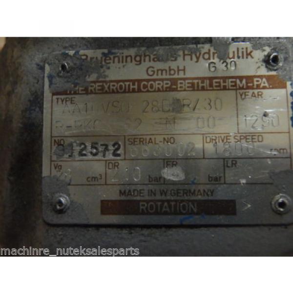 Rexroth Hydraulic Pump AA10VSO 28DR/30 R-PKC-62-N-00_AA10VSO28DR/30RPKC62N00 #5 image