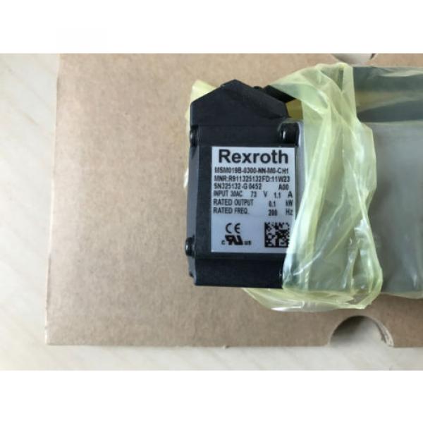 Rexroth MSM019B-0300-NN-M0-CH1 Servomotor R911325132 Neu OVP (Regal 2/2/3) #2 image