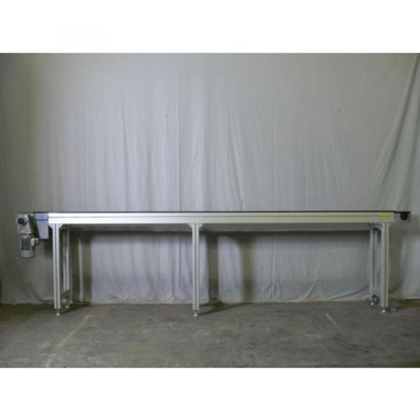 Rexroth Aluminum Frame Conveyor 146&#034; X 13&#034; X 38&#034; W/ Rexroth Motor 3 843 532 033 #1 image