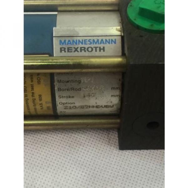 MANNESMANN REXROTH CDT3 MP1 TIE ROD HYDRAULIC CYLINDER STROKE 140MM Z10/B2HHDVBW #2 image
