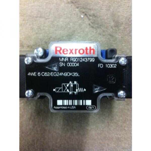 REXROTH 4WE6C62/EG24N9DK35L DIRECTIONAL CONTROL VALVE NEW R901243799 #2 image
