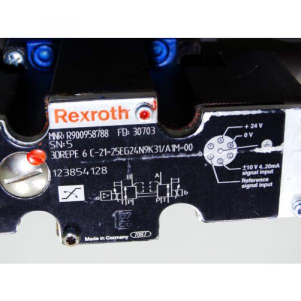 Rexroth  R900958788 + R900755997 /  4WRZE 25 E325-71/6EG24N9K31/A1M    / Invoice #3 image