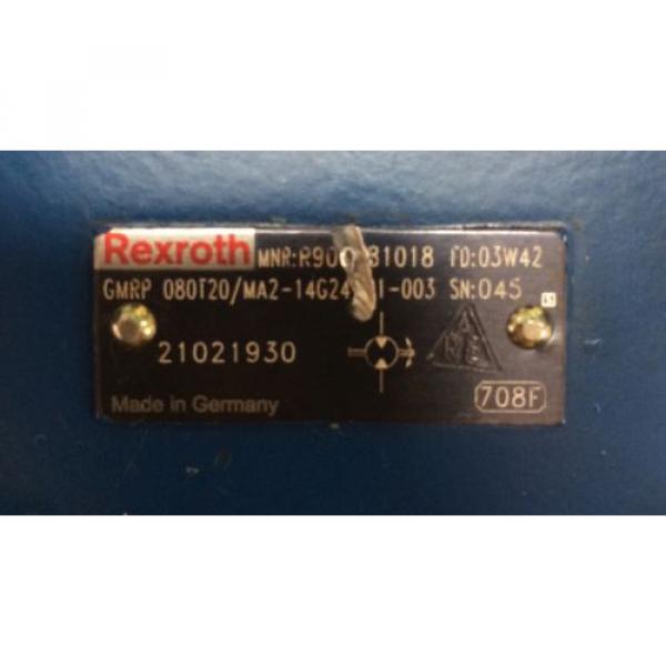 REXROTH HYDRAULIC CONTROL VALVE / GEAR HSA-06-A007-31 , 7081 MNR R 900327927 NEW #7 image
