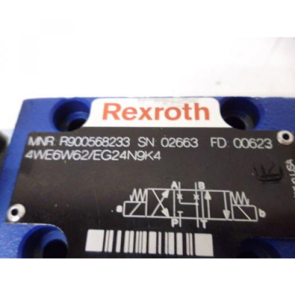 REXROTH 4WE6W62/EG24N9K4 HYDRAULIC VALVE R900568233 *NEW NO BOX* #4 image