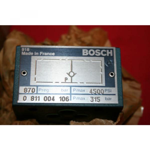 NEW Bosch Rexroth Hydraulic Flow Control Valve 0811004106 - 0 811 004 106 - BNIB #3 image