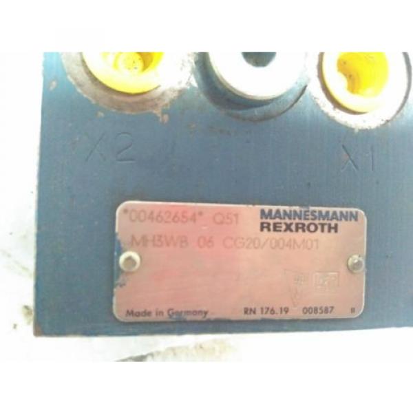 MH3WB06CG20/004M01 REXROTH BOSCH HYDRAULIC VALVE NEW UNUSED SURPLUS  STOCK #2 image