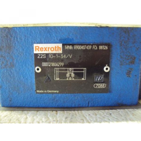 REXROTH Z2S 10-1-34/V VALVE, 000121806299 (USED) #2 image