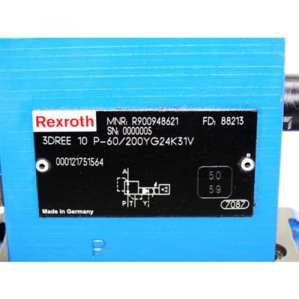 Rexroth Bosch valve ventil 3DREE 10 P-60/200YG24K31V / R900948621    Invoice #2 image