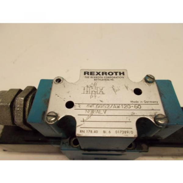 Rexroth 4WE6G52/AW120-60 Hydraulic Directional Valve D03 115V #2 image