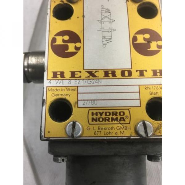 Directional valve Hydraulic 4WE8E2.1/G24N 24 VDC High power Solenoid Rexroth K #2 image