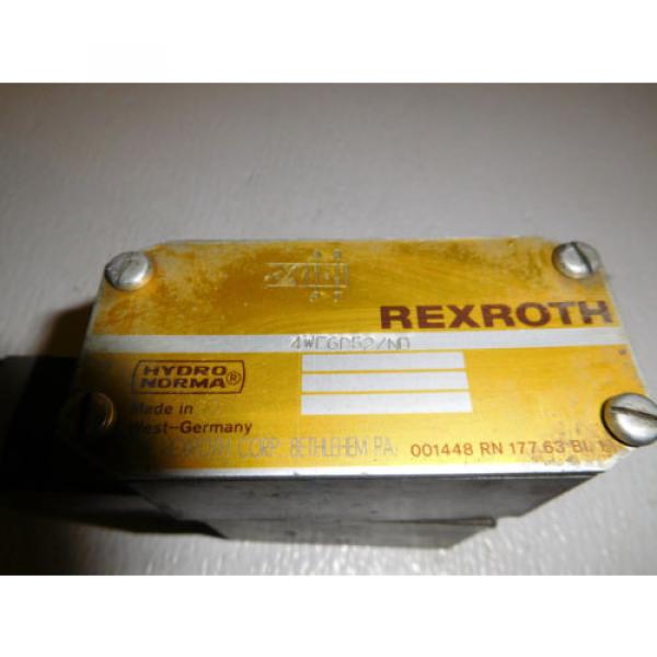 Rexroth 4WE6D52/N0 D03 Hydraulic Directional Valve #2 image