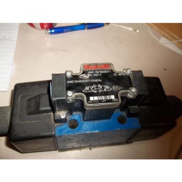 REXROTH NEW 4WE10H40/CW110N9DAL DIRECTIONAL CONTROL VALVE  (LL2) #1 image