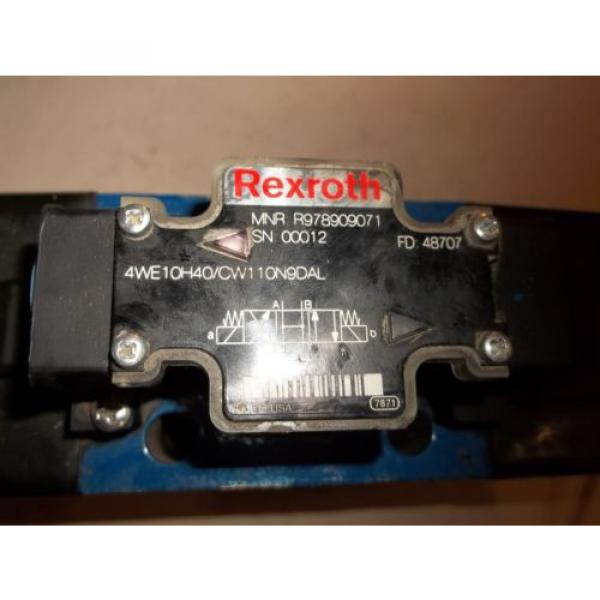 REXROTH NEW 4WE10H40/CW110N9DAL DIRECTIONAL CONTROL VALVE  (LL2) #2 image