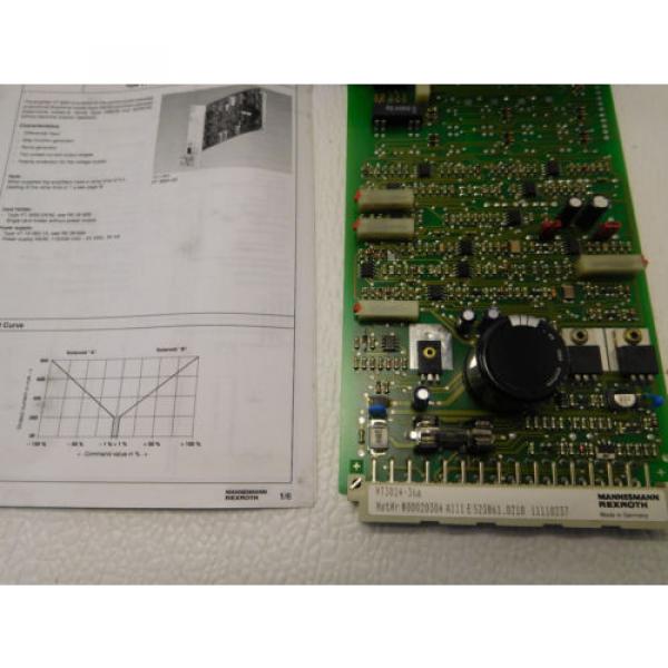 Rexroth 3024 VT3024-36A LK02854-005 3296 Amplifier Board #3 image