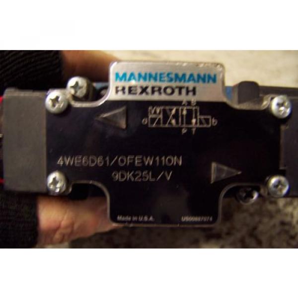 NEW MANNESMANN REXROTH 4WEH10D44/OF6EW110 HYDRAULIC DIRECTIONAL VALVE 120 VAC #5 image