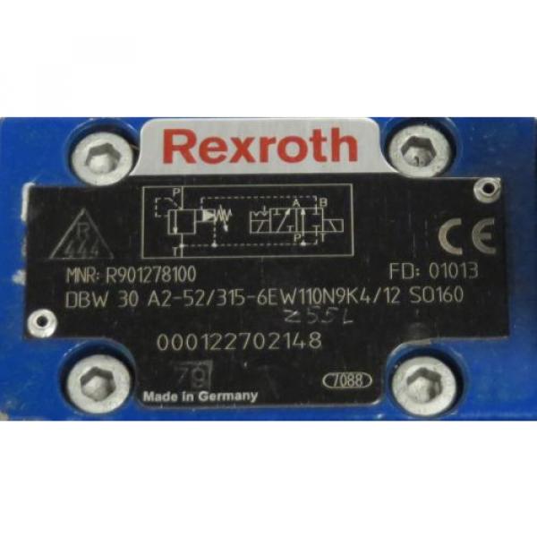 REXROTH &#034;Rebuilt&#034; Pressure Relief Valve  MNR:  R901278100  FD:  01013 #4 image