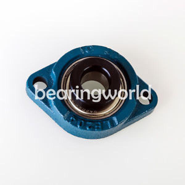 SALF205-15 3220 Double row angular contact ball bearings  High Quality 15/16&#034; Eccentric Locking Bearing with 2 Bolt Flange #1 image