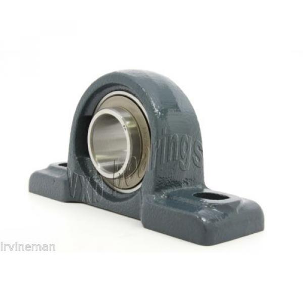 FYH FC74108400/YA3 Four row cylindrical roller bearings NAP207-22 1 3/8&#034; Pillow Block/eccentric locking #5 image